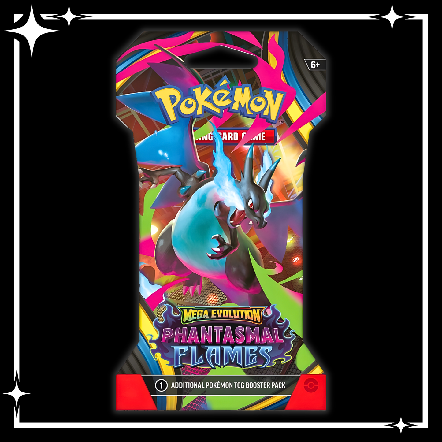 Pokémon TCG: Phantasmal Flames Sleeved Booster Pack - Styles May Vary