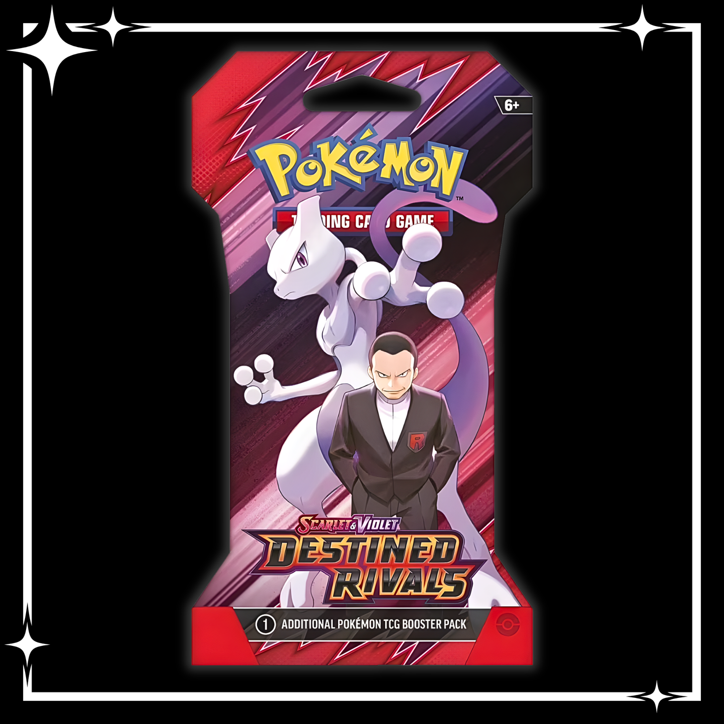 Pokémon TCG: Destined Rivals Sleeved Booster Pack - Styles May Vary