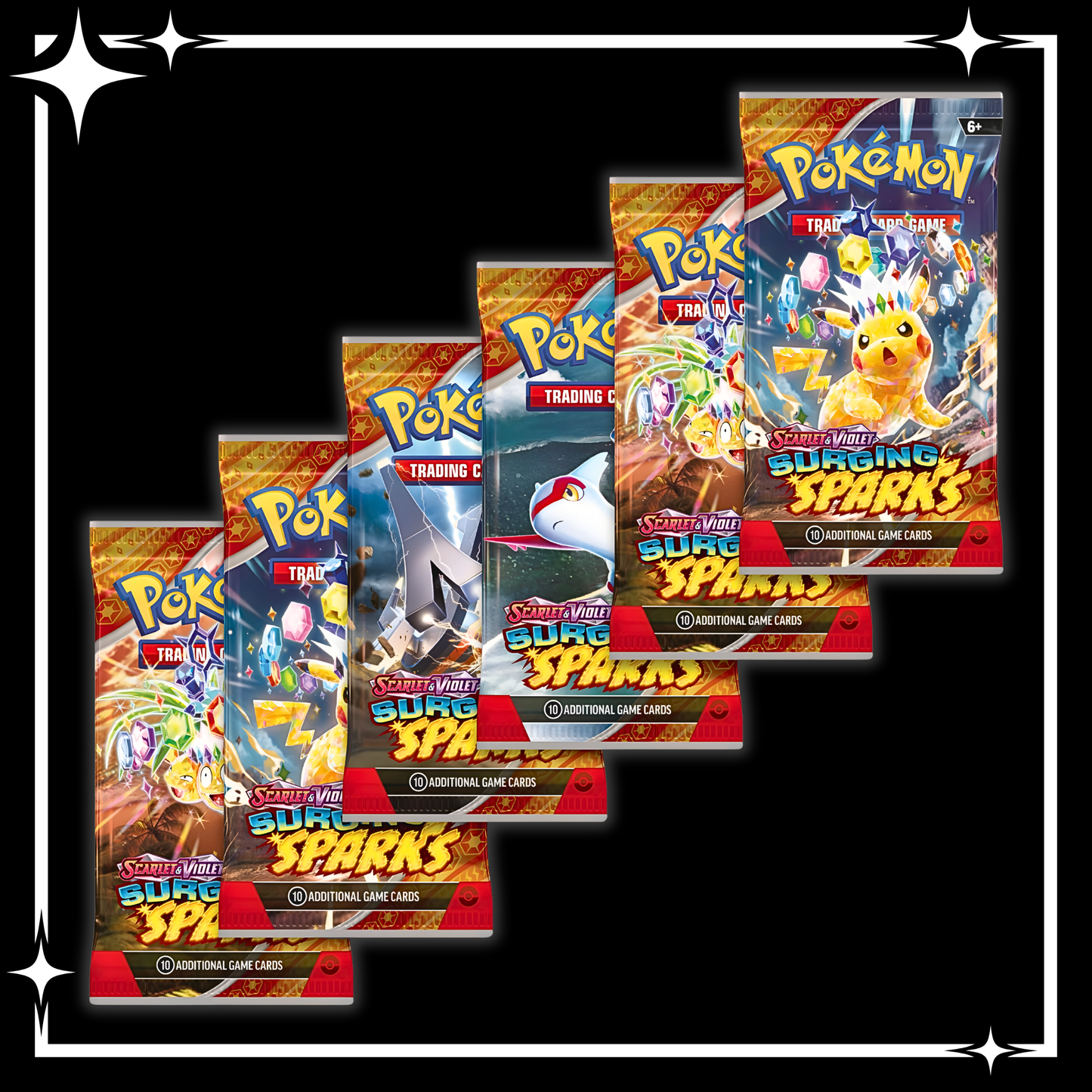 Pokémon TCG: Surging Sparks Booster Pack - Styles May Vary