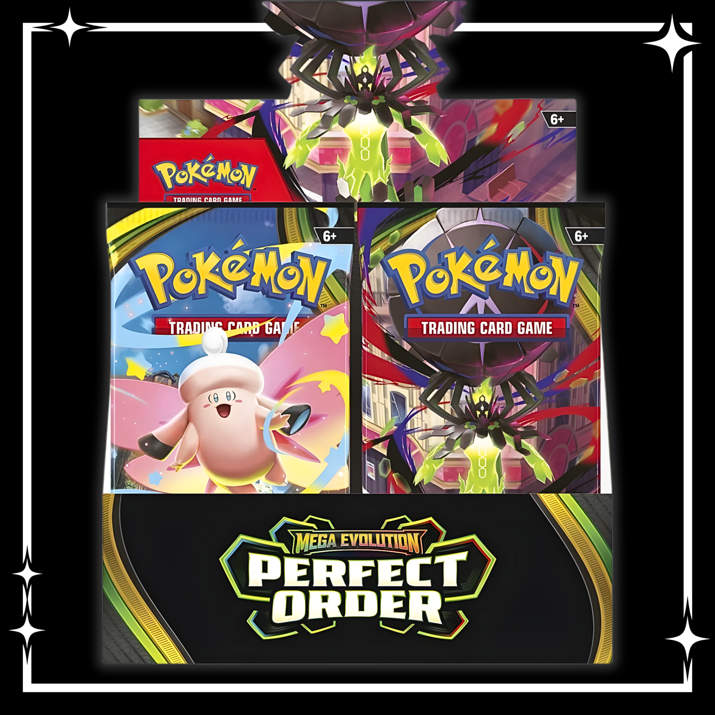 Pokémon TCG: Mega Evolution 3: Perfect Order: Enhanced Booster Display