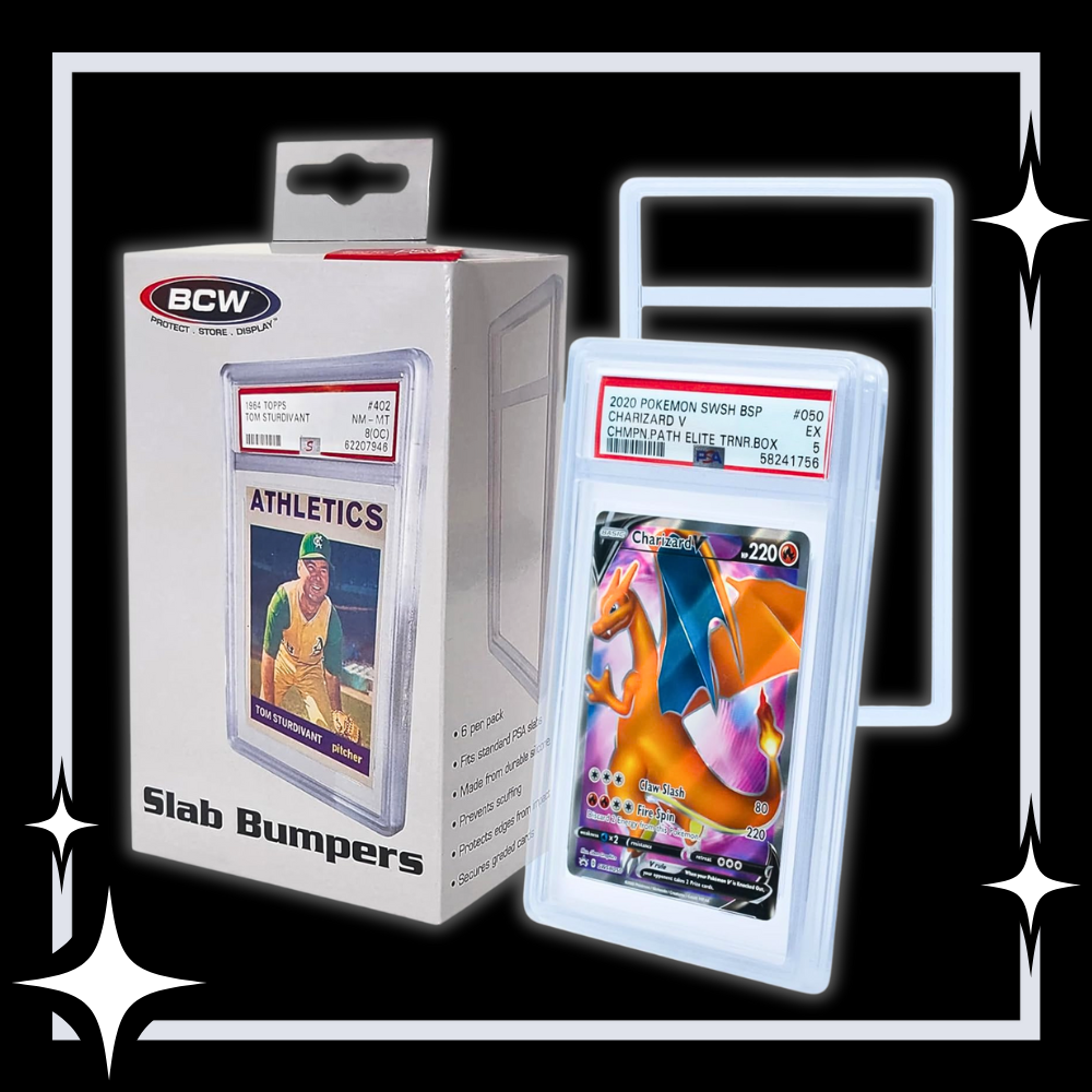 BCW Graded Card Slab Bumpers 6PK - Clear