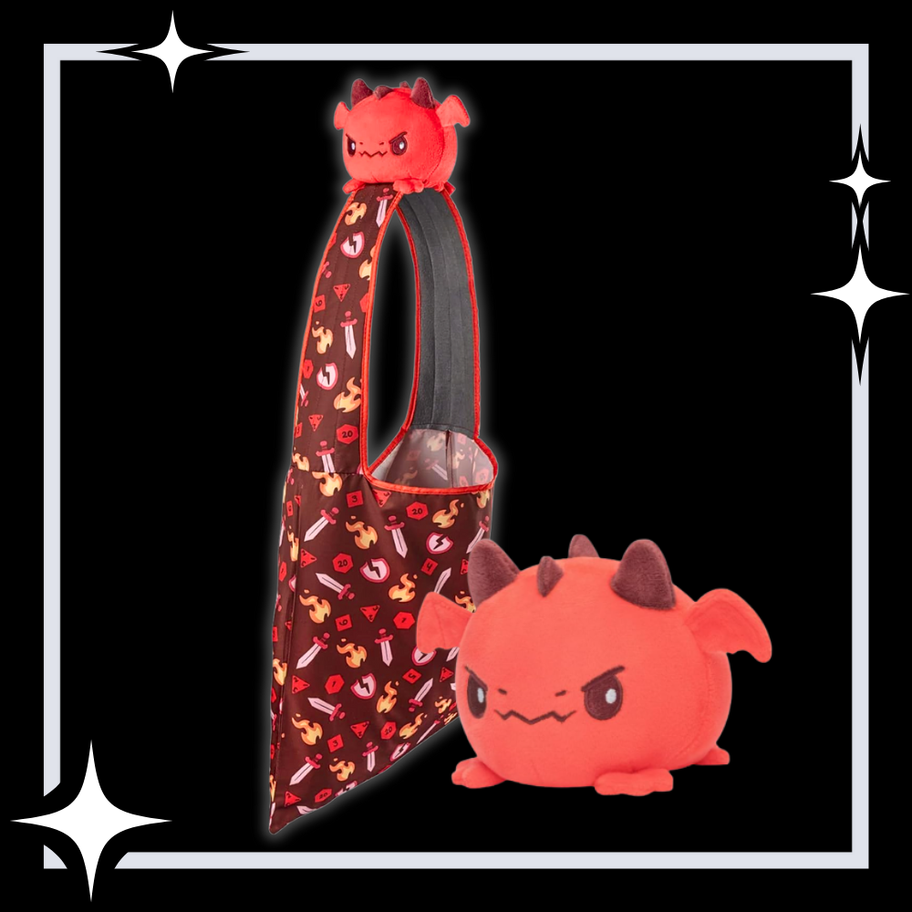 Plushie Tote Bag: Red Dragon/Tabletop Gaming