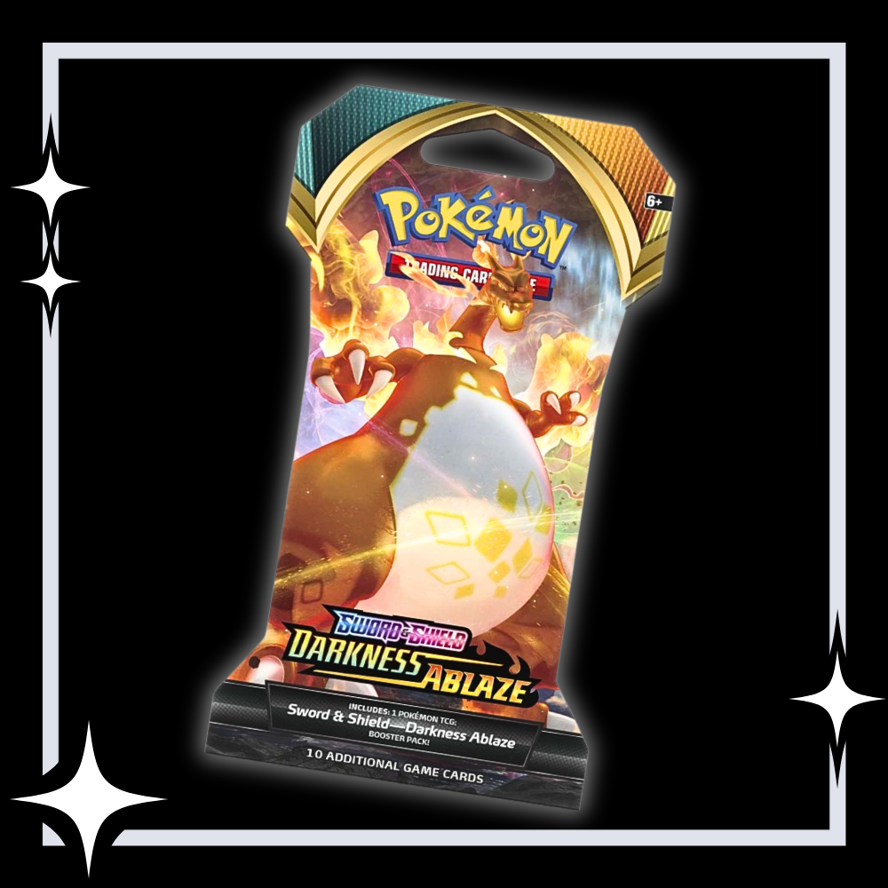 Pokémon Trading Card Game: Darkness Ablaze Sleeved Booster Pack - Styles May Vary