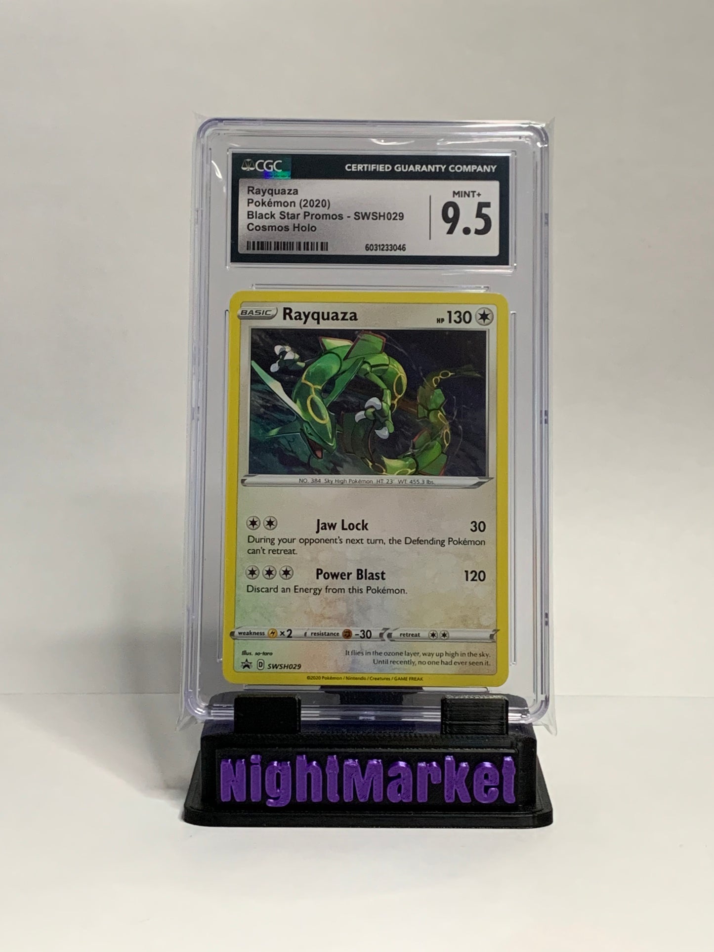 CGC 9.5 SWSH029 Rayquaza