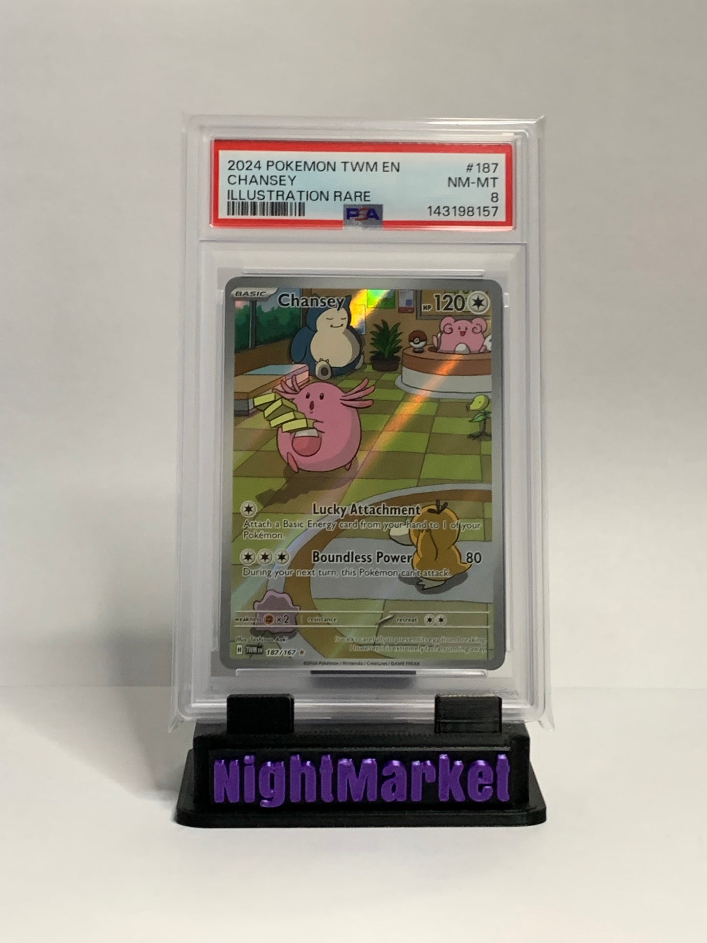 PSA 8 187/167 CHANSEY