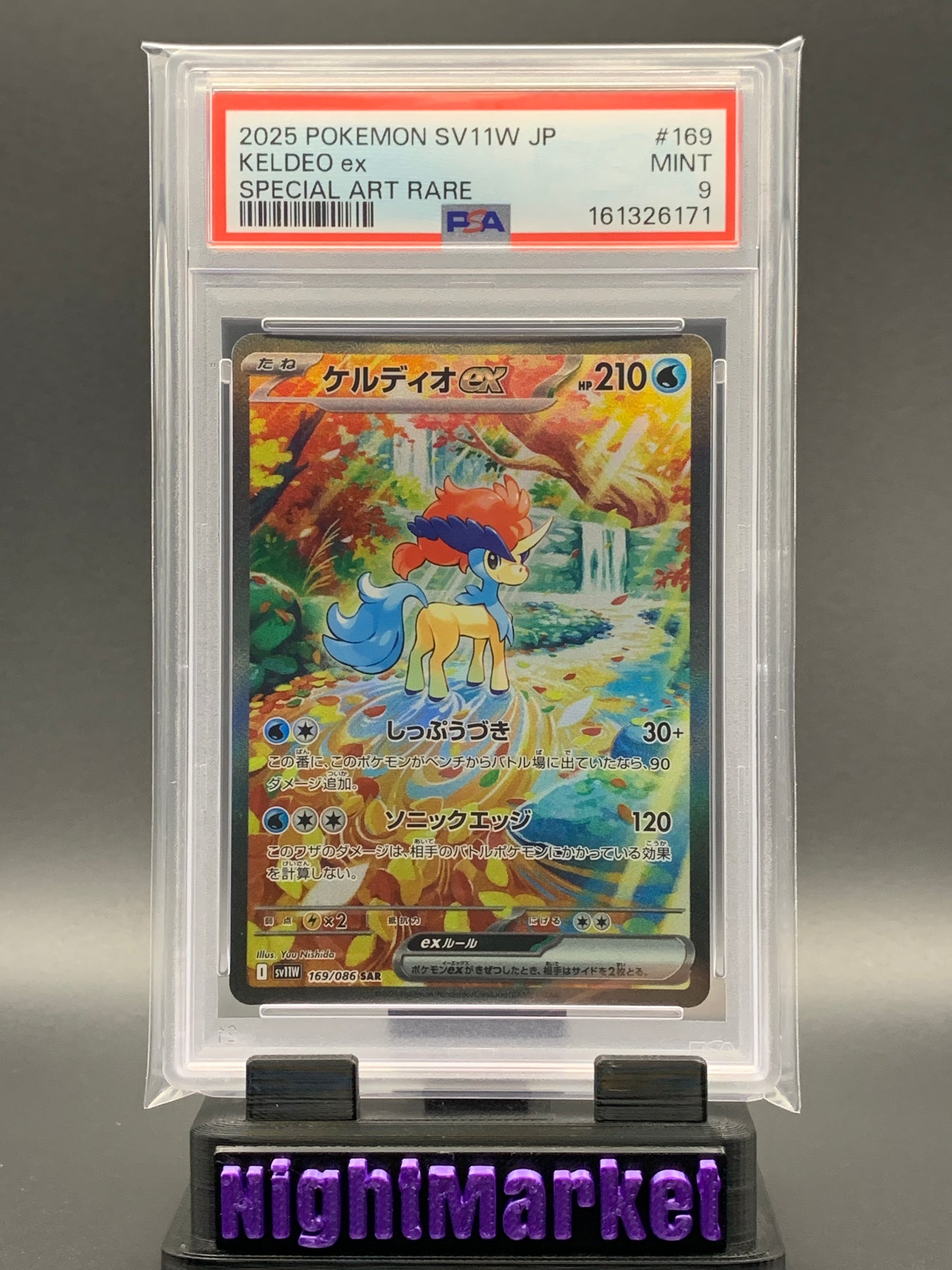 PSA 9 Keldeo EX JP #169