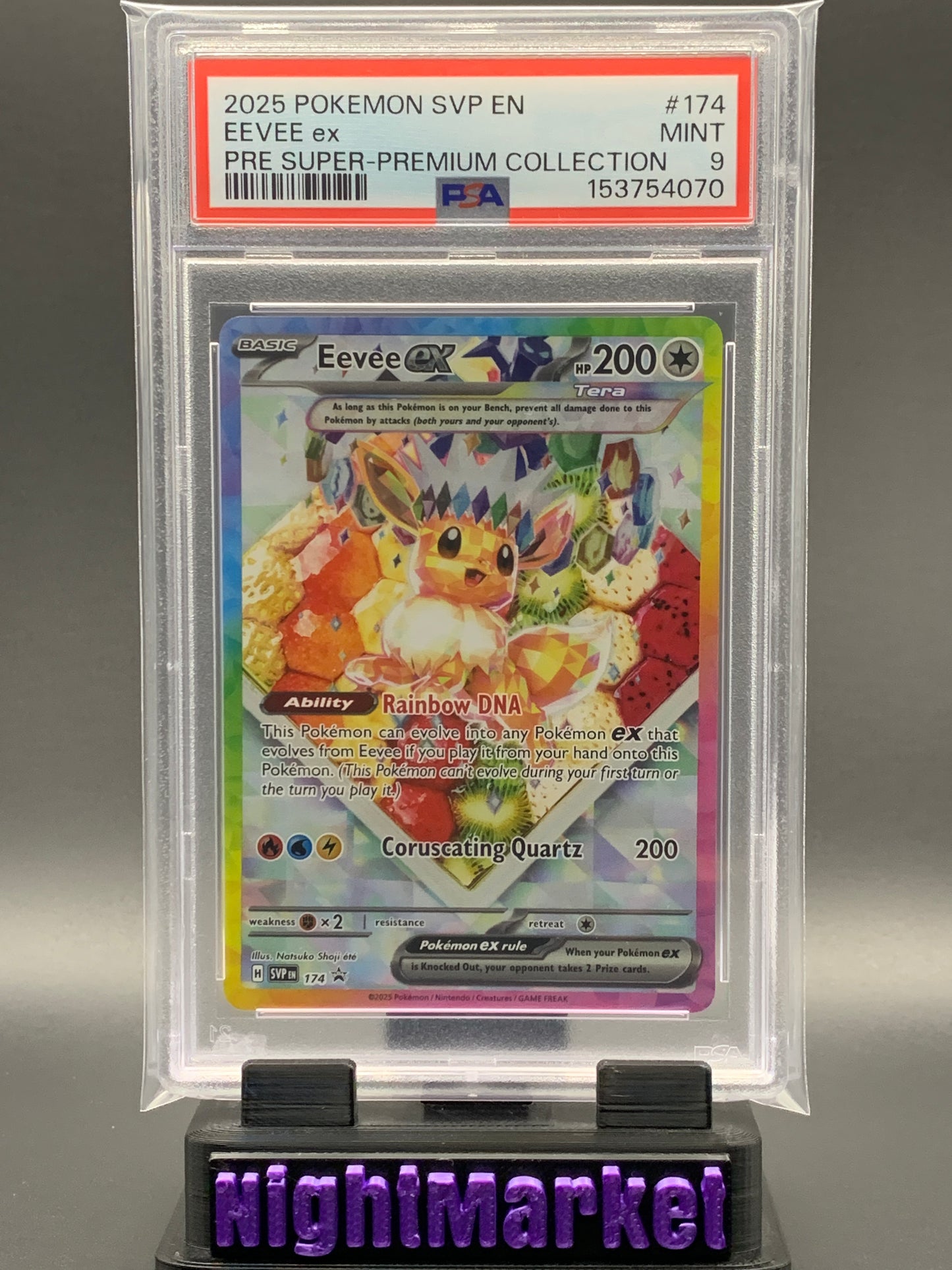 PSA 9 Eevee EX EN #174
