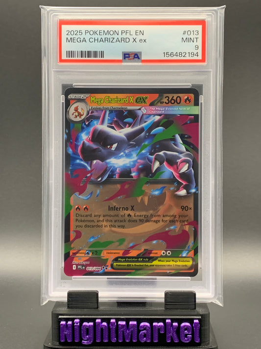 PSA 9 Mega Charizard X EX #013