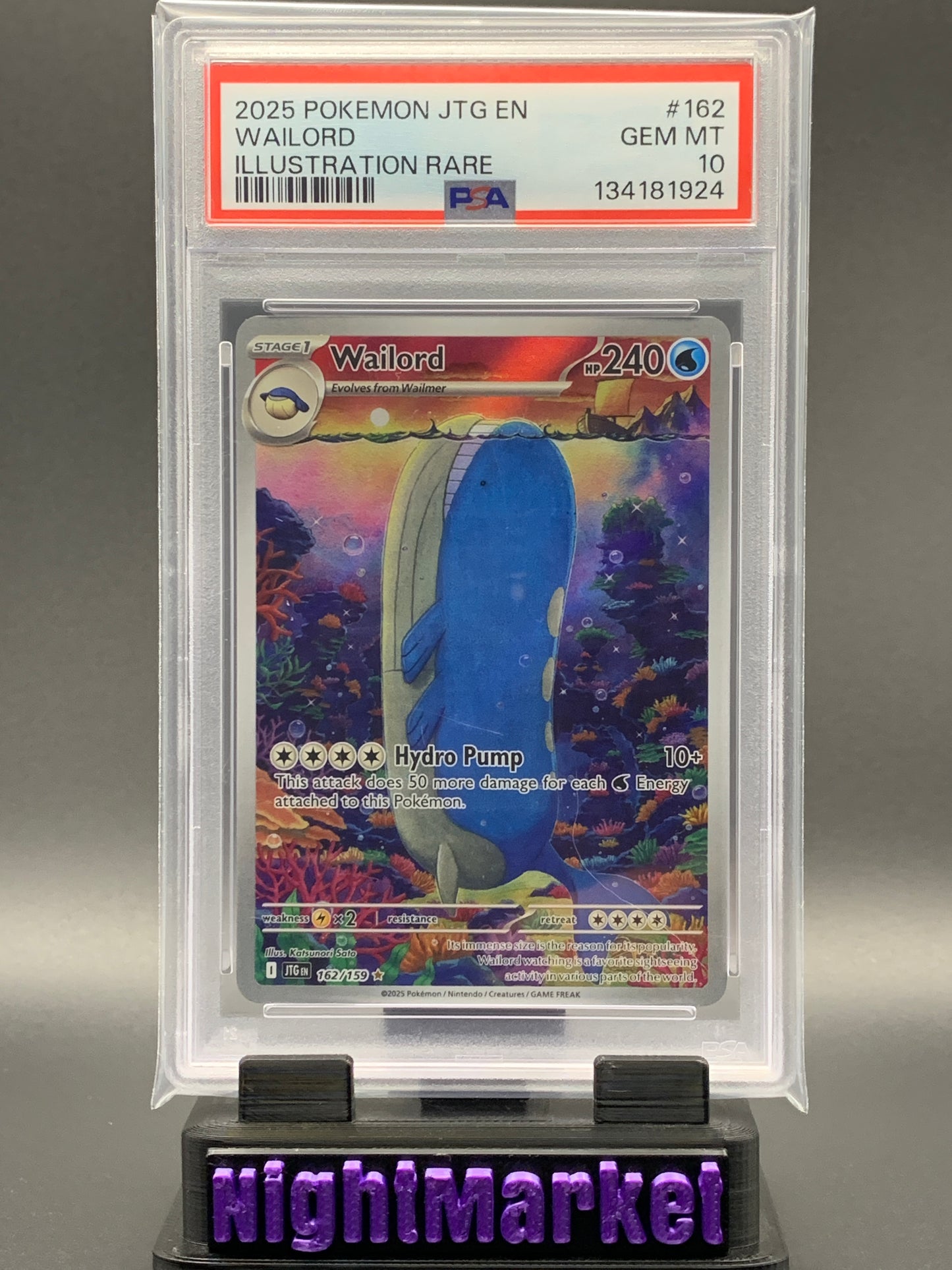 PSA 10 Wailord EN #162