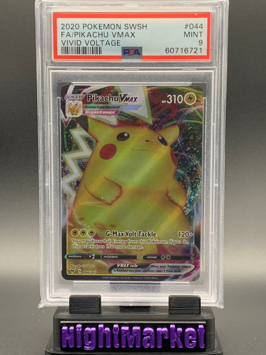 PSA 9 Pikachu VMAX EN #044