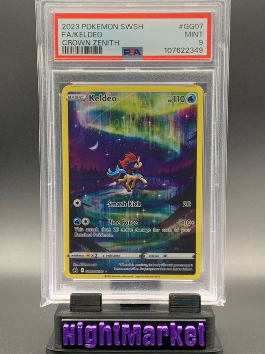 PSA 9 Keldeo EN #GG07