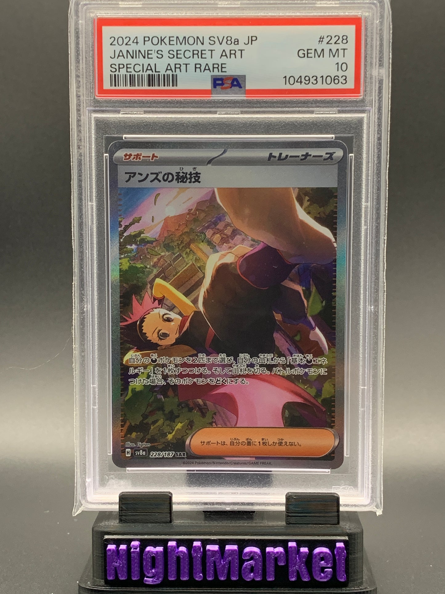 PSA 10 Janine's Secret Art JP #228
