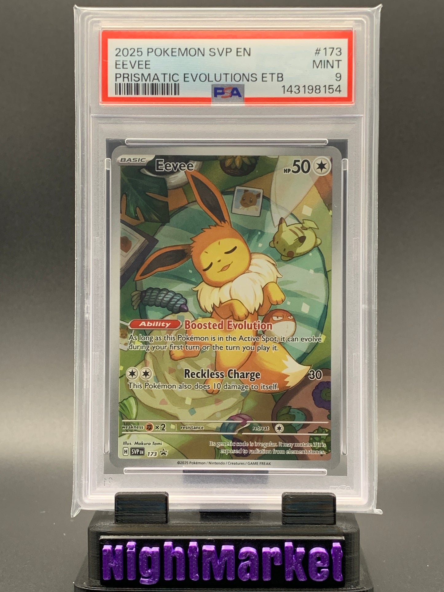 PSA 9 Eevee EN #173