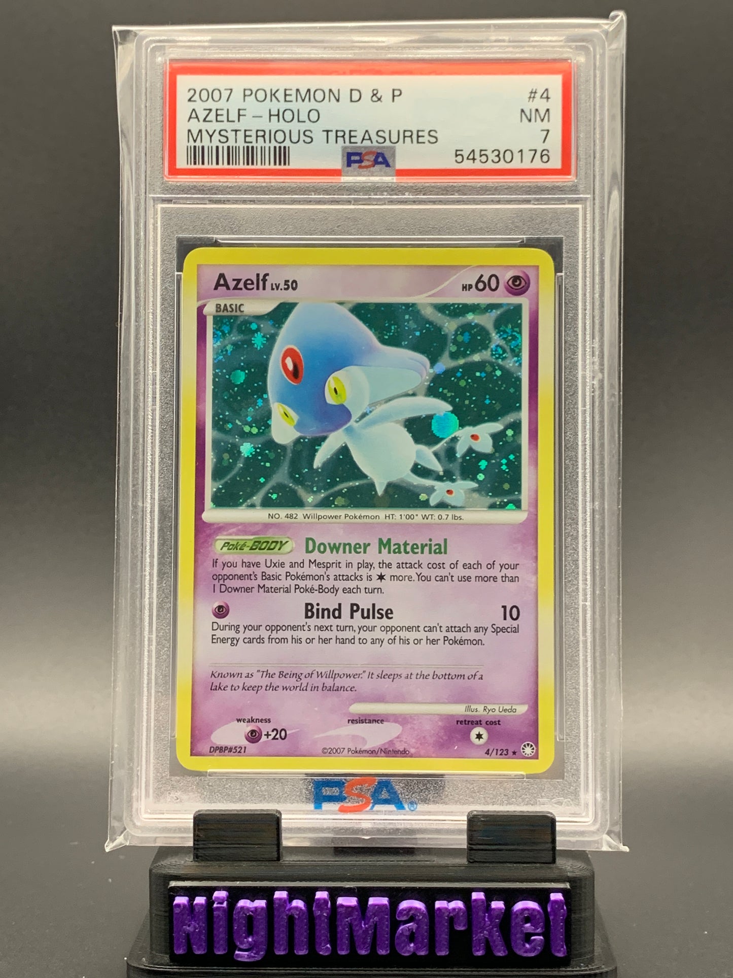 PSA 7 Azelf Holo EN #4