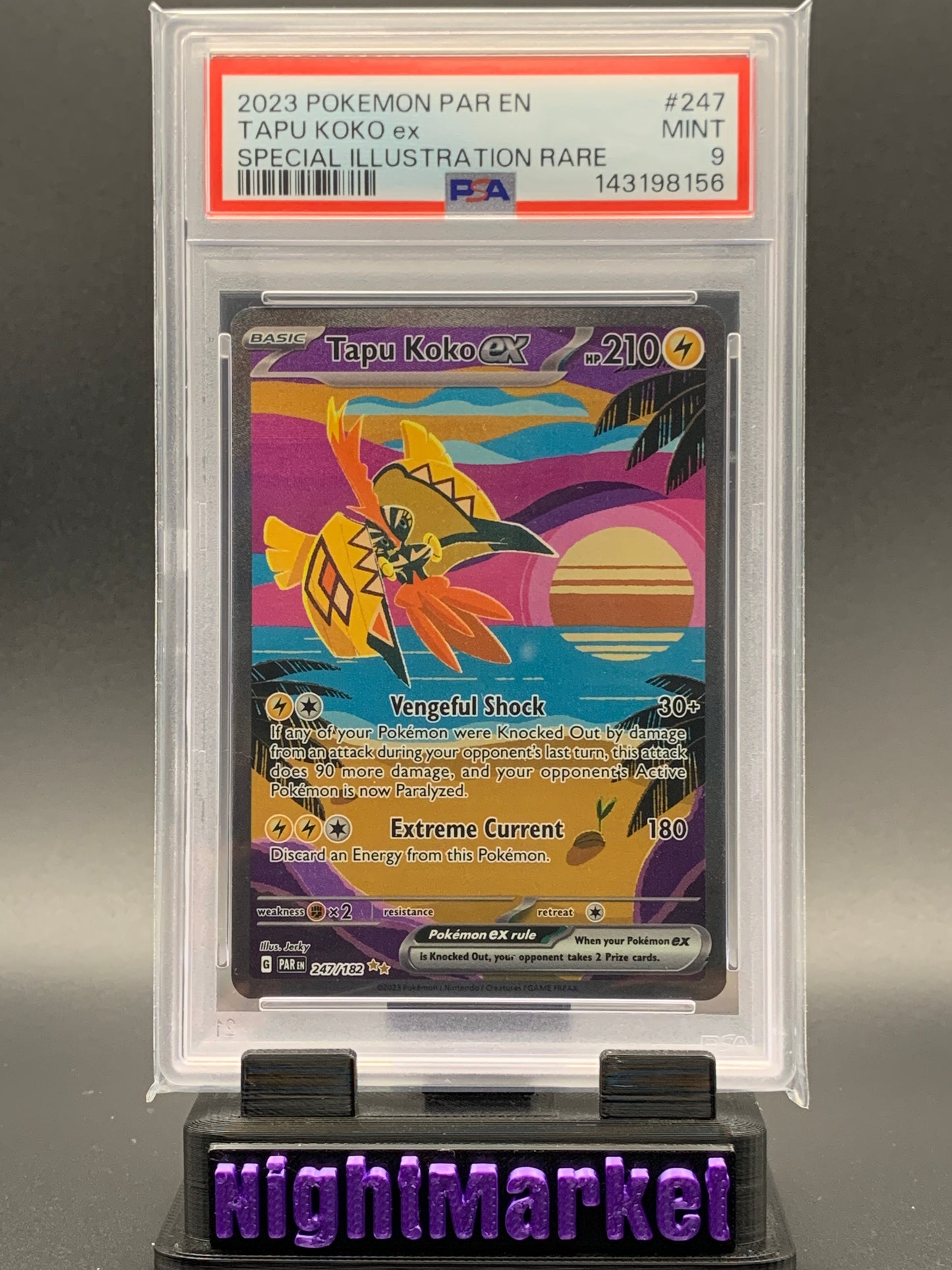 PSA 9 Tapu Koko EX EN #247