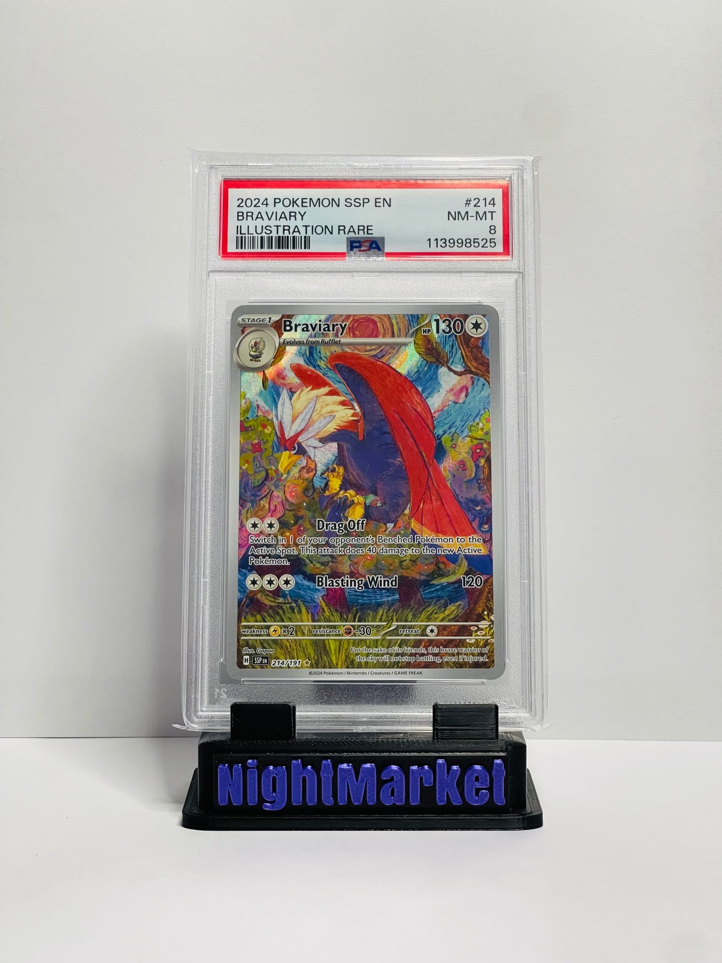 PSA 9 214/191 Braviary