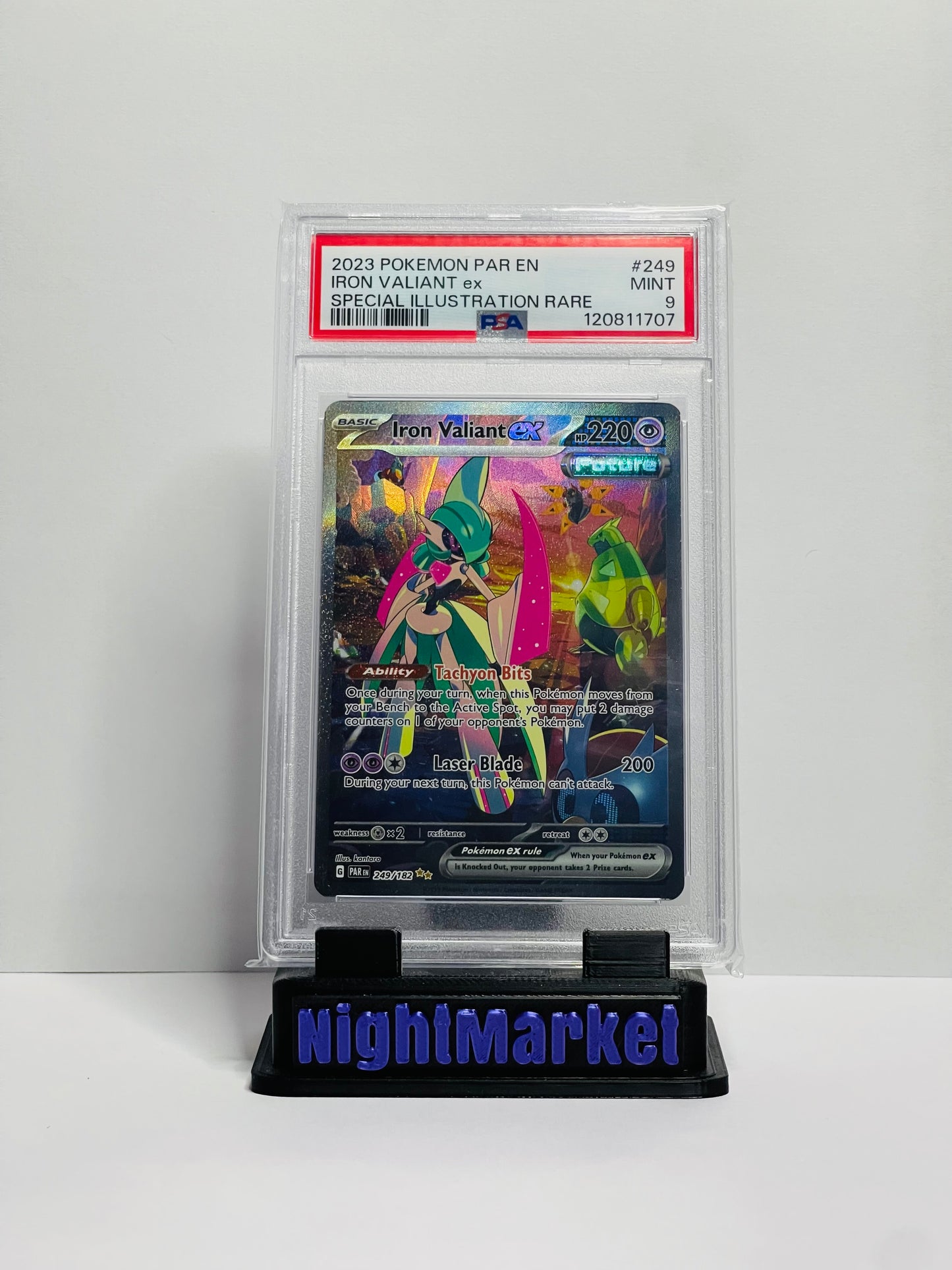 PSA 9 249/182 Iron Valiant