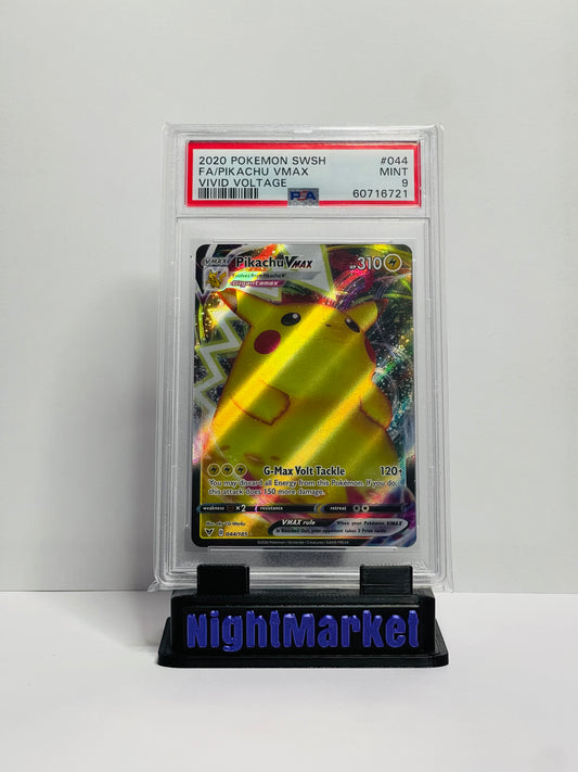 PSA 9 044/185 Pikachu VMAX
