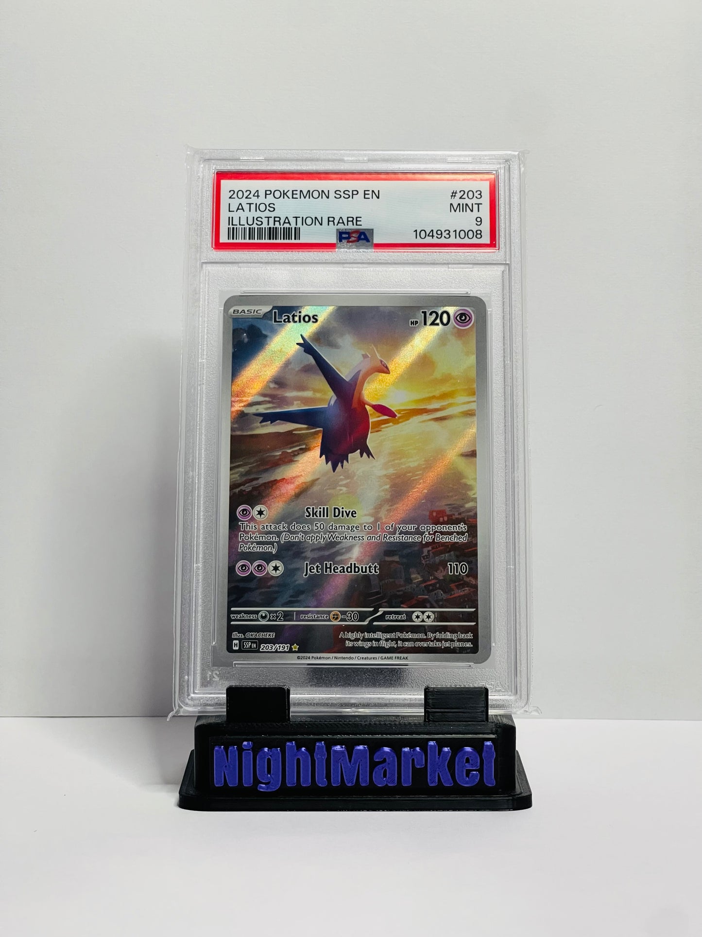 PSA 9 203/191 Latios