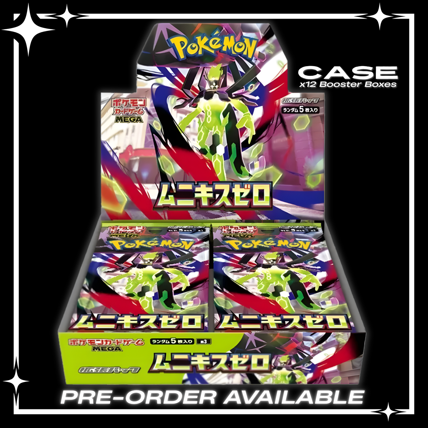 Pokémon Trading Card Game: Munikis Zero [JP] M3 Booster Box Case PRE-ORDER
