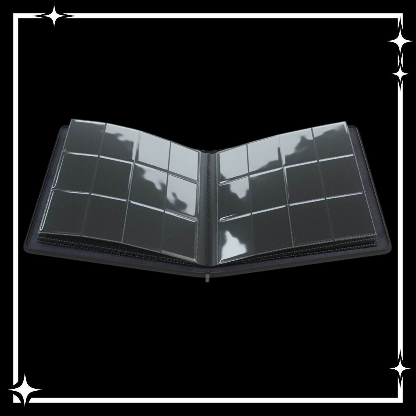 Binder: 24-Pocket: Zip-Up Album: Black