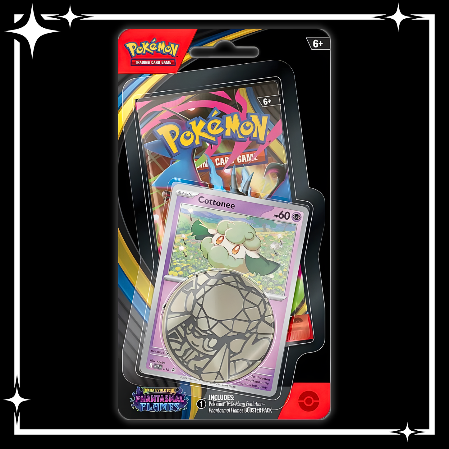 Pokémon TCG: Phantasmal Flames Single Pack Blister [Cottonee]