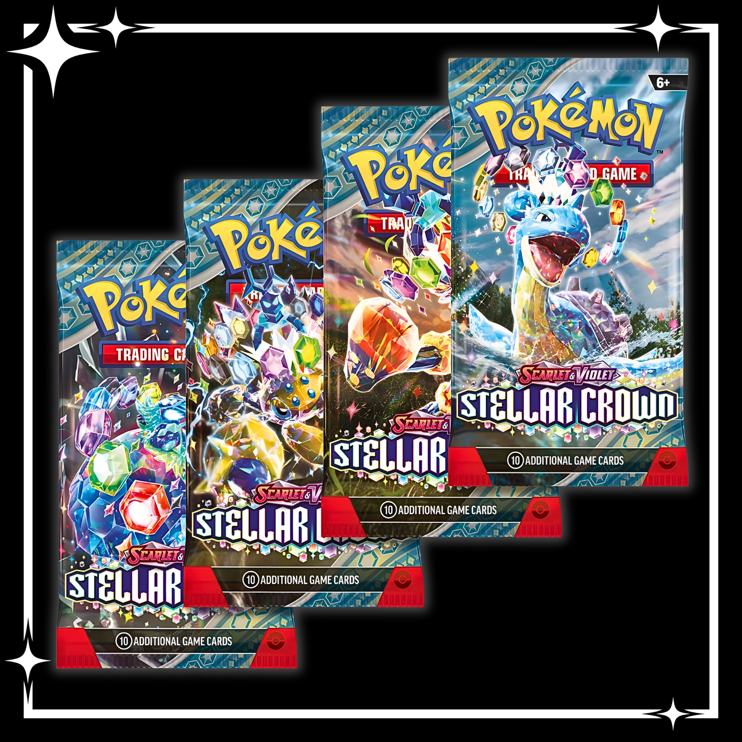 Pokémon TCG: Stellar Crown Booster Pack - Styles May Vary