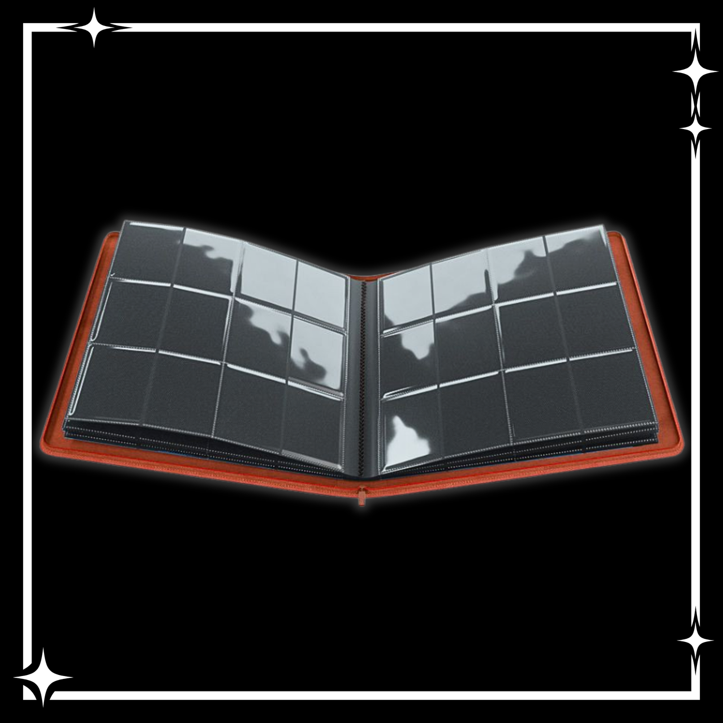 Binder: 24-Pocket: Zip-Up Album: Red