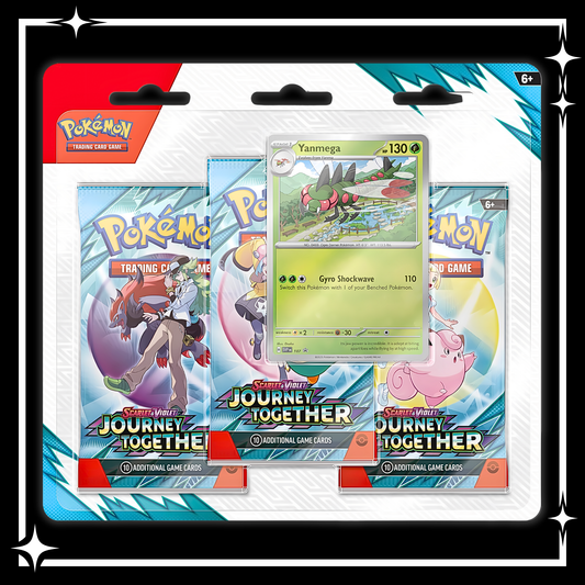 Pokémon TCG: Journey Together 3 Pack Booster - Styles May Vary