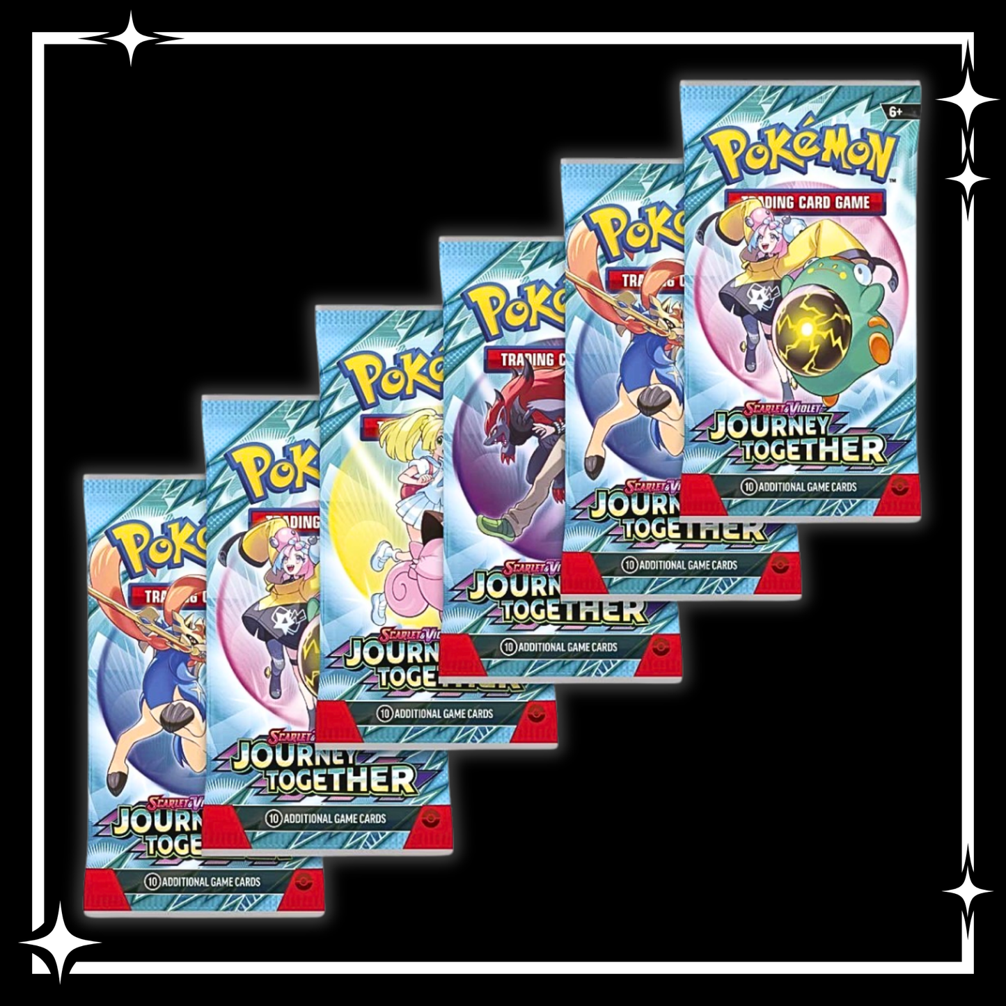 Pokémon TCG: Scarlet & Violet-Journey Together Booster Bundle (6 Packs)