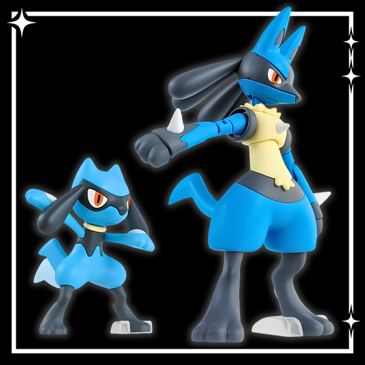 Pokémon: Model Kit: Riolu & Lucario