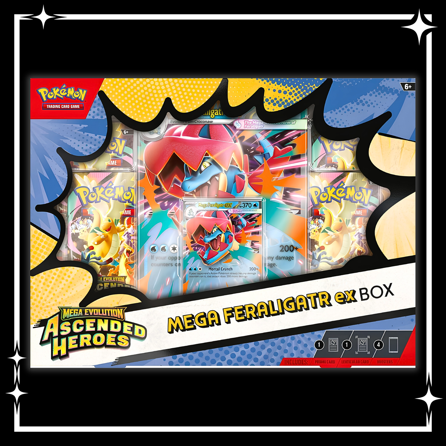 Pokémon TCG: Mega Evolution 2.5: Ascended Heroes: Mega Meganium/Emboar/Feraligatr ex Box