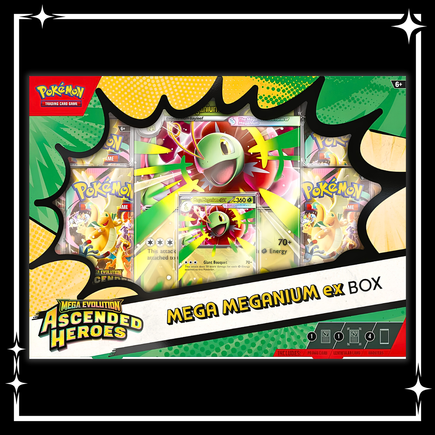 Pokémon TCG: Mega Evolution 2.5: Ascended Heroes: Mega Meganium/Emboar/Feraligatr ex Box