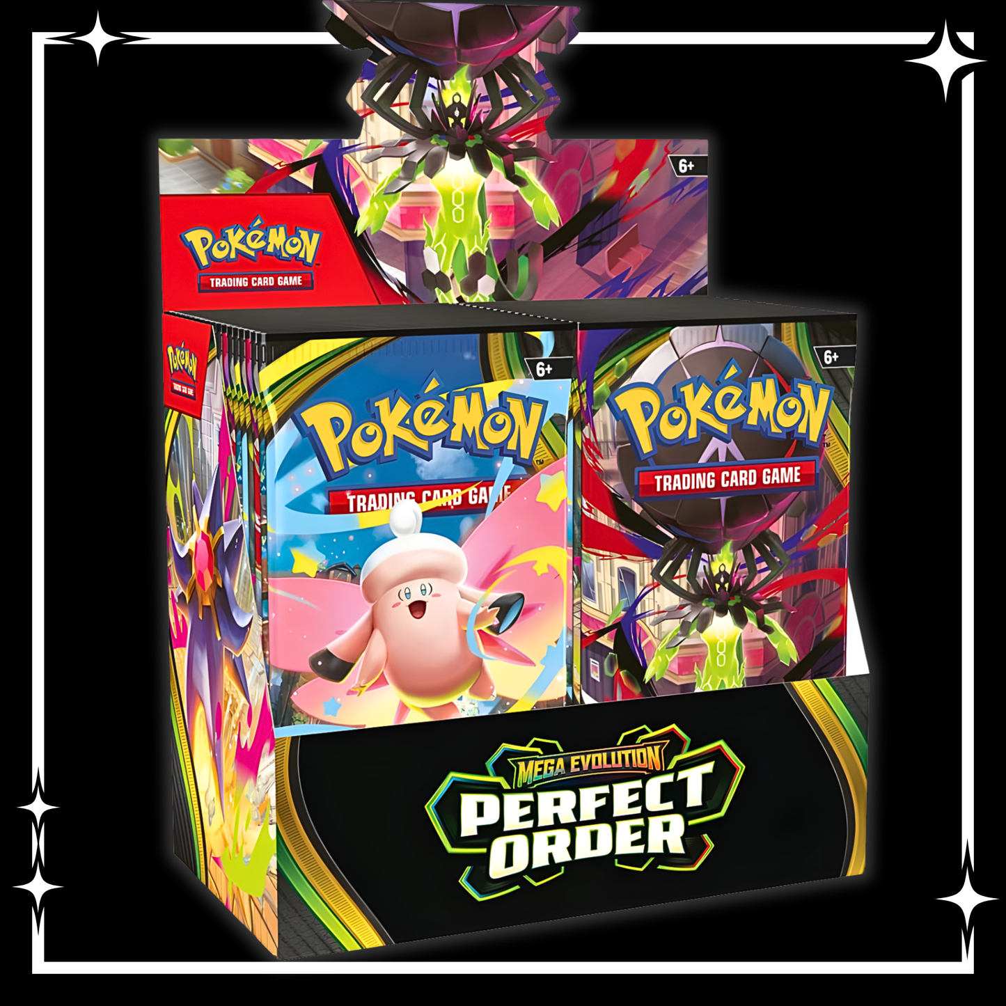 Pokémon TCG: Mega Evolution 3: Perfect Order: Enhanced Booster Display