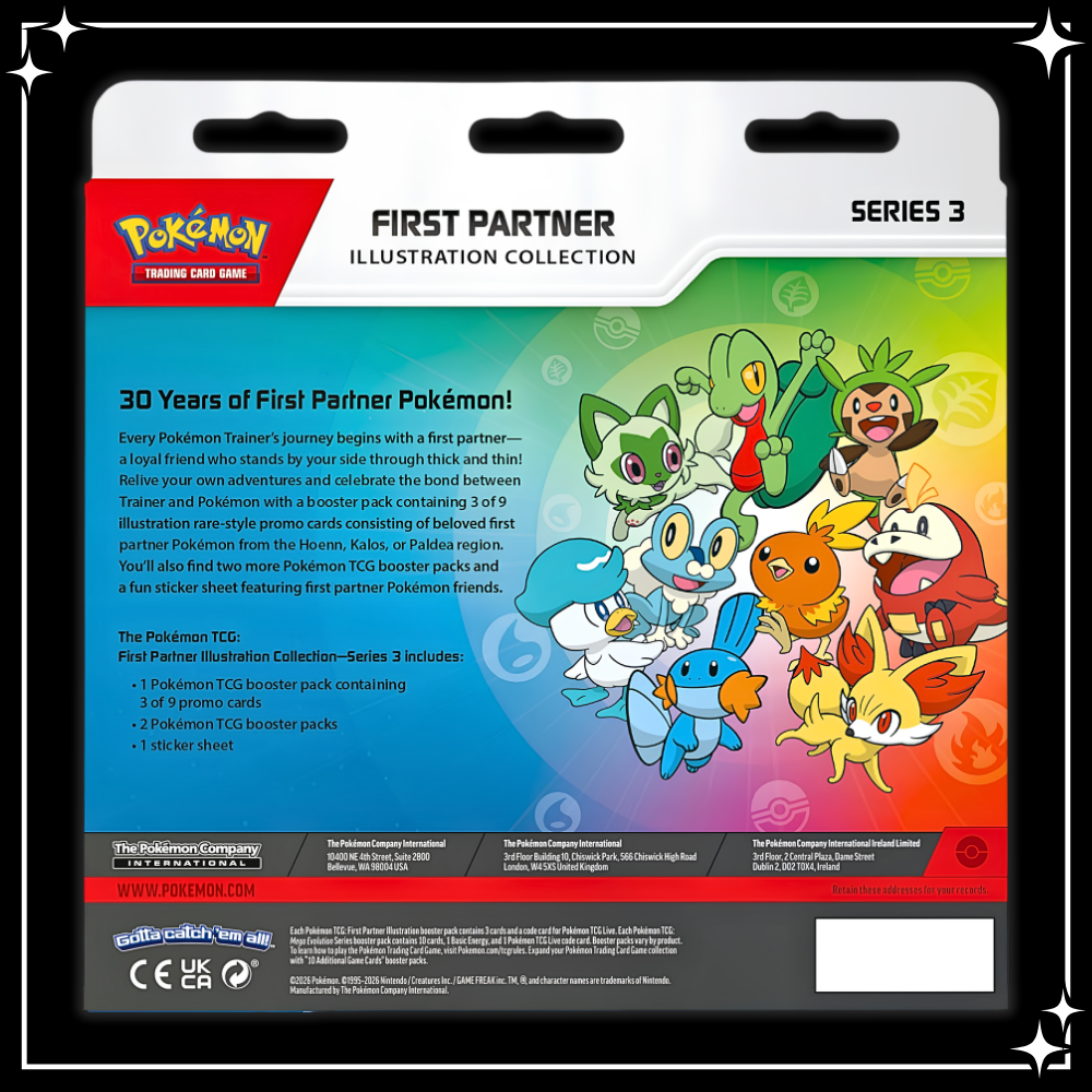 Pokémon TCG: First Partners Illustration Series 3