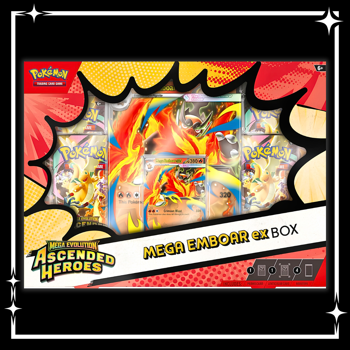 Pokémon TCG: Mega Evolution 2.5: Ascended Heroes: Mega Meganium/Emboar/Feraligatr ex Box