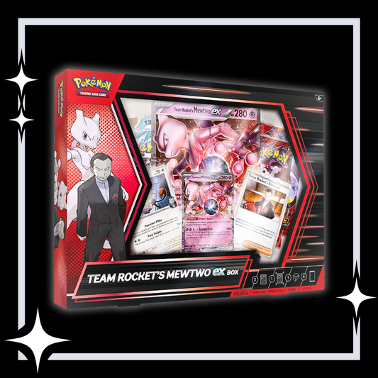 Pokémon Trading Card Game: Team Rocket’s Mewtwo ex Box